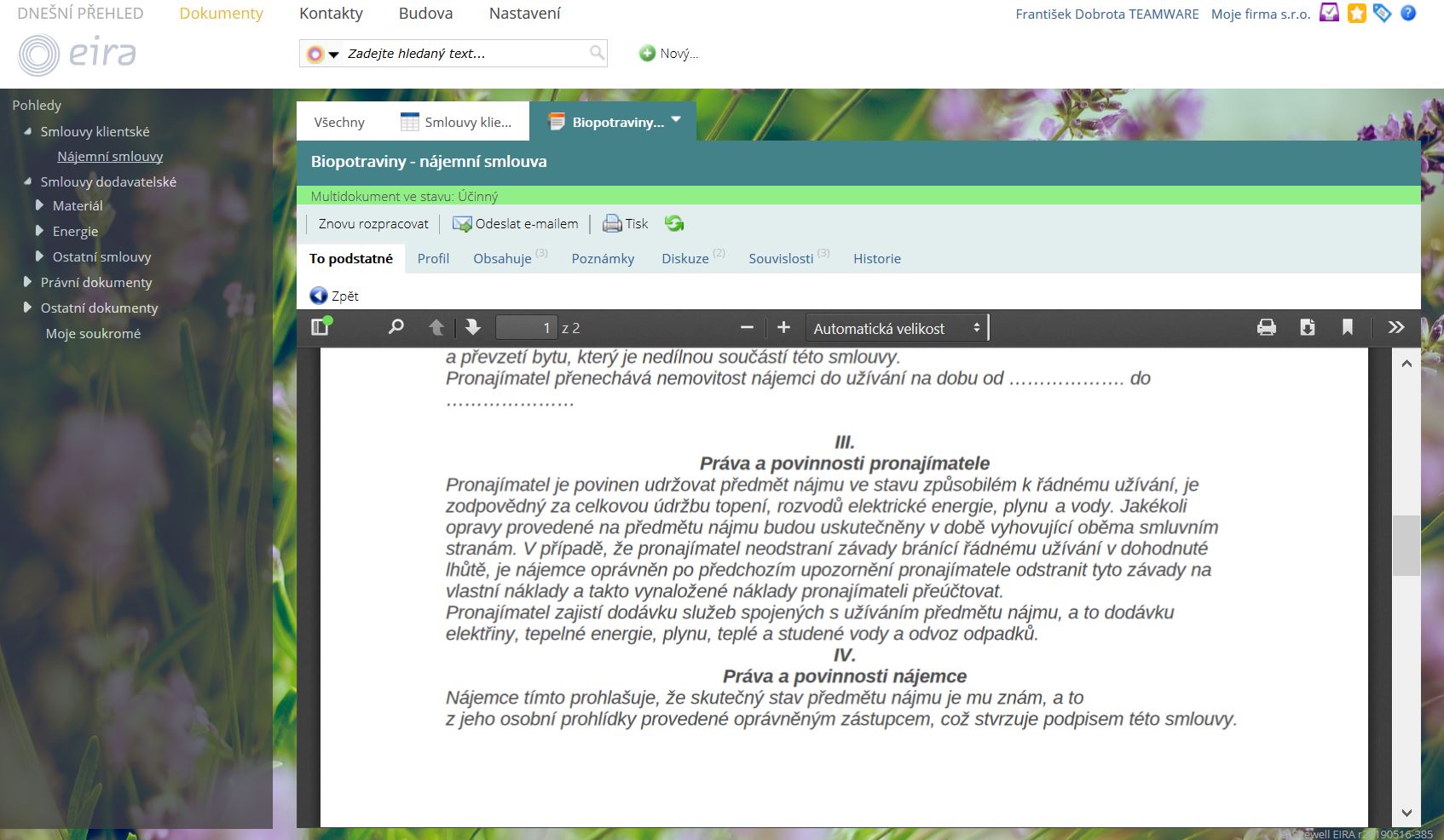 Automatické generování PDF náhledů a integrovaná prohlížečka | EIRA