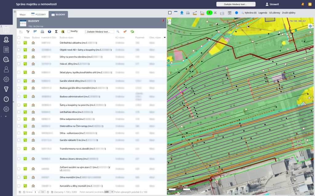 EIRA Software pro správu nemovitostí - evidence objektů